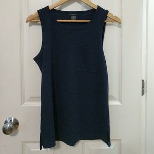 Ann Taylor, Navy Blue Tank Top, Size XS